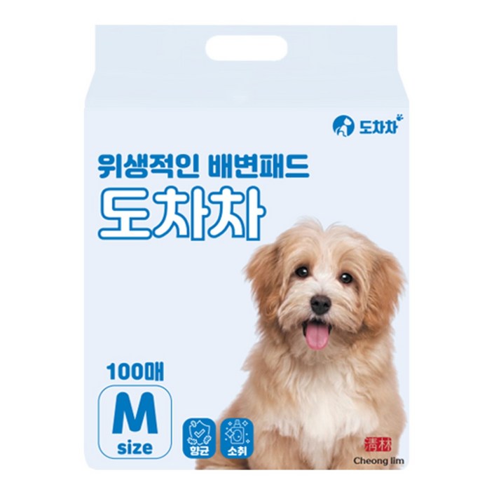 도차차 강아지 반려견 애견 배변패드 18g,,midume ,40 x 50cm, 6세트, 100개입