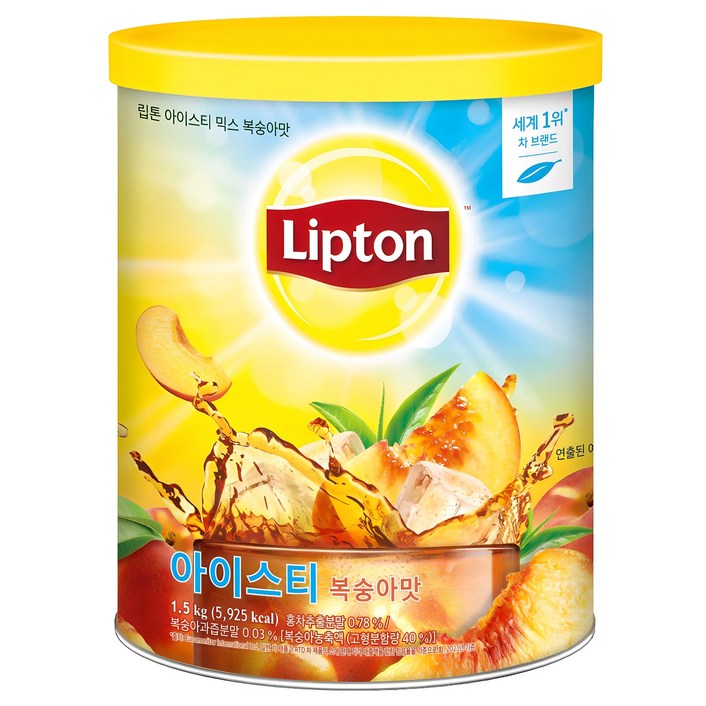 립톤 아이스티 믹스 복숭아맛, 1.5kg, 1개입, 1개
