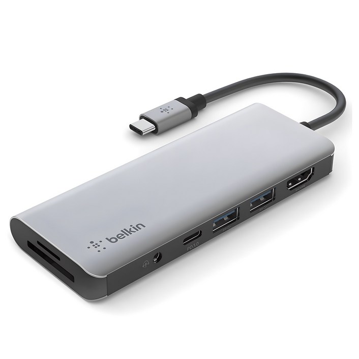 벨킨 connect USB 7in1 멀티 포트 허브 AVC009bt