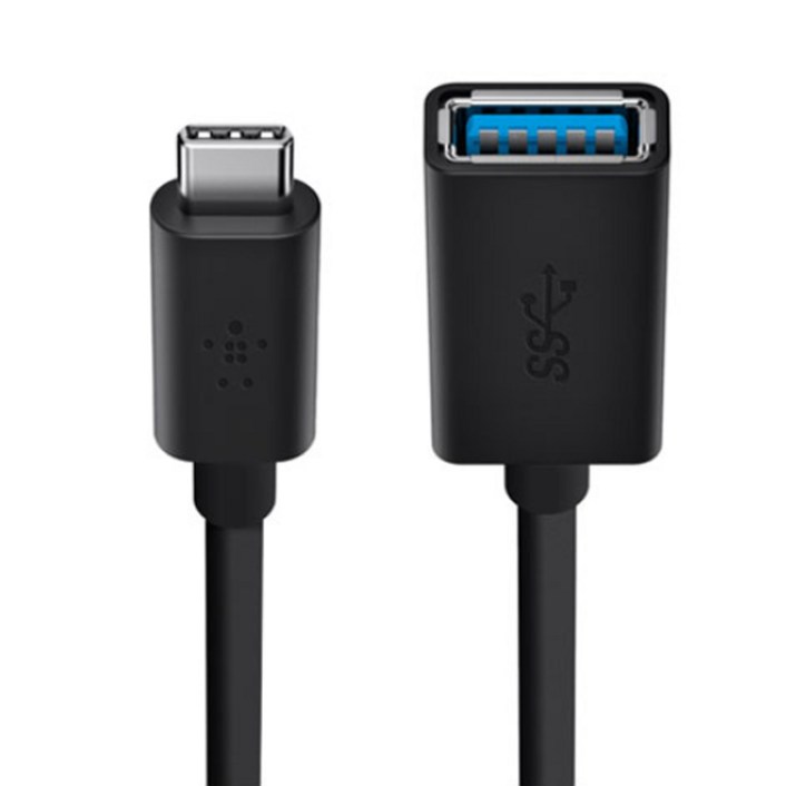 벨킨 3.0 USB C to USB A 어댑터 F2CU036btBLK, F2CU036btBLK