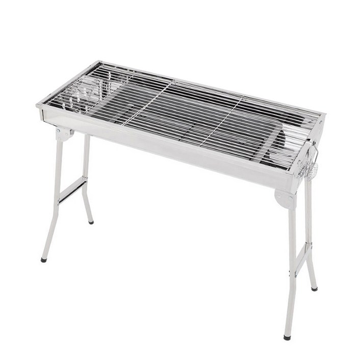 꾸버스 포터블 스테인레스 바베큐 캠핑 그릴 세트, 1세트