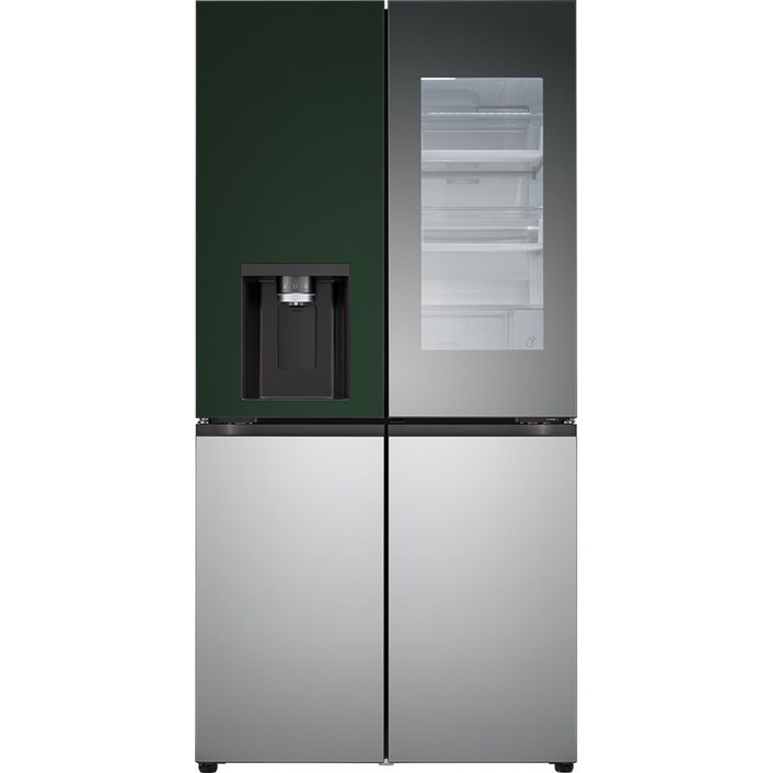 색상선택형 LG전자 오브제 디오스 노크온 얼음 정수기 냉장고 방문설치