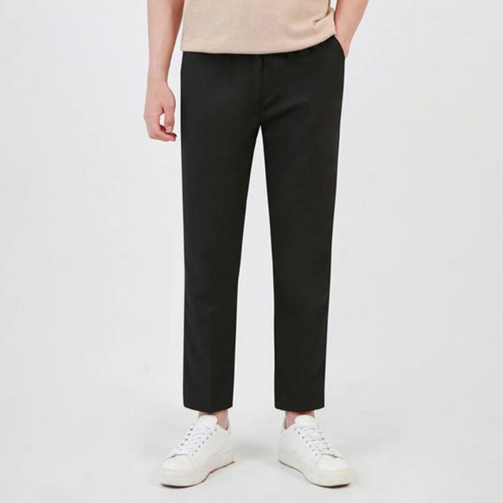 남성용 프리미엄 밴딩 슬랙스 9부 정장바지 P3008