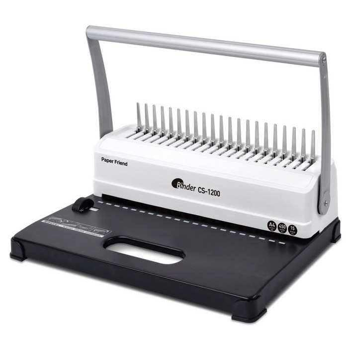 페이퍼프랜드 플라스틱링 제본기 CS-1200