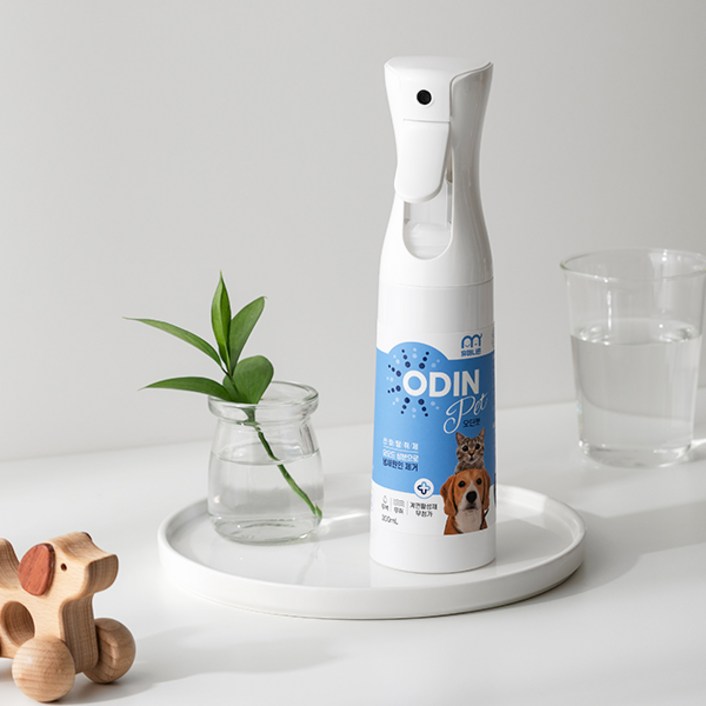 (미국 아마존 판매 1위 동일성분) 휴매니존 오딘펫 300ml 강아지 고양이 소변 오줌 배변냄새 제거