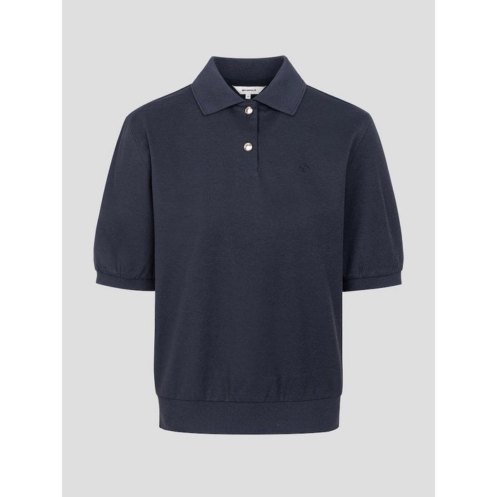 빈폴레이디스 반팔 예쁜 컬러 반소매 칼라 티셔츠 네이비 HMWN47PF005 편안한 캐주얼