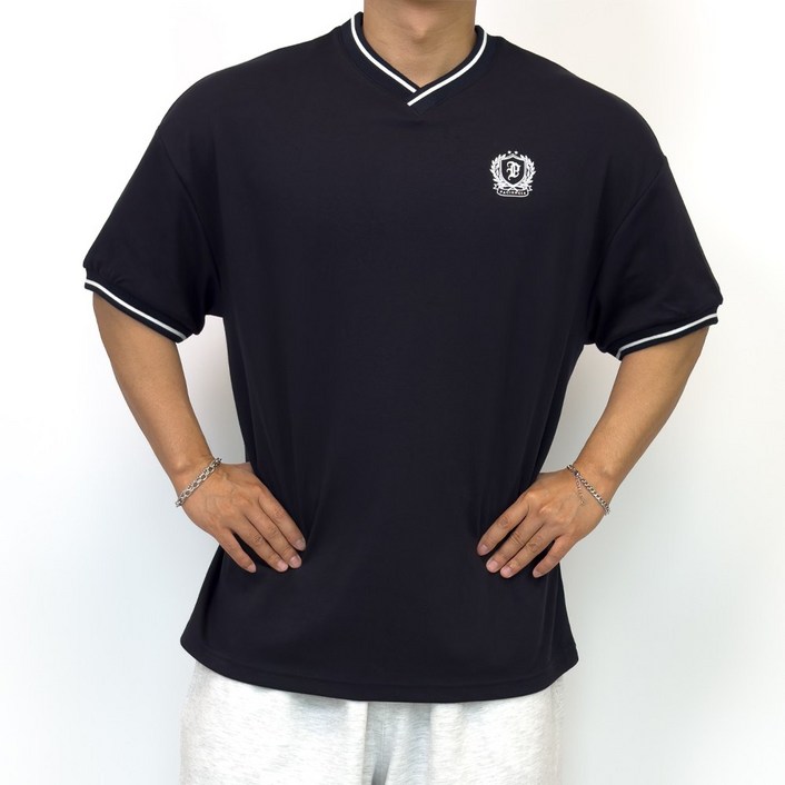 PACIENCIA 오버핏 U넥 반팔