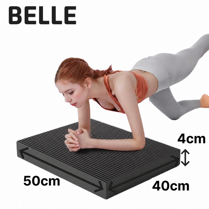 BELLE 4CM 두꺼운 필라테스 요가 무릎 매트
