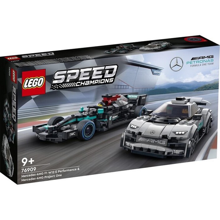 레고 스피드챔피언 76909 Mercedes-AMG F1 W12 E Performance 와 Mercedes-AMG Project One, 혼합색상
