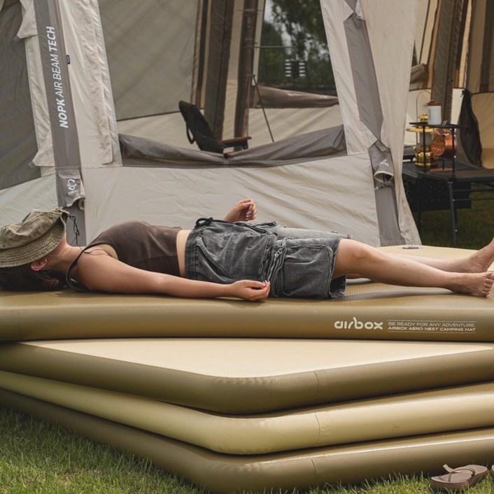 에어박스 베이직라인 에어로 네스트 캠핑매트 10cm 트윈 200x145