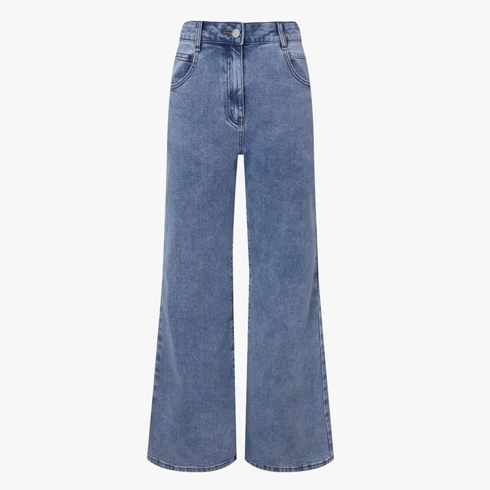 [백화점 정품] 25FW 잇미샤 와이드 핏 포켓 배색 데님팬츠 ITQ3YDP900