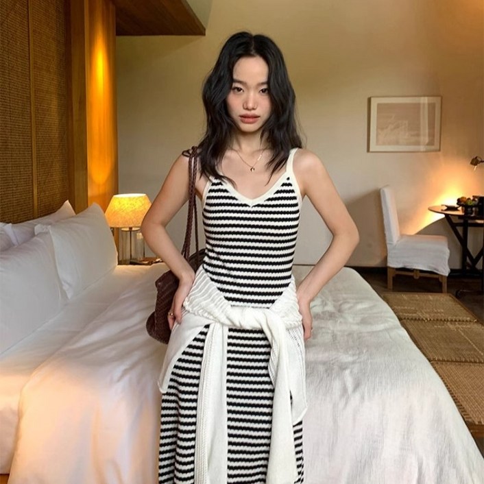 위아썸머키큰여자 롱 폴폴원피스