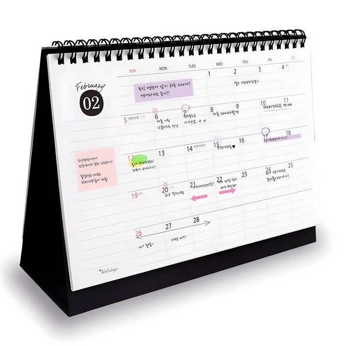 아이씨엘디자인 Desk Scheduler Calendar 2025