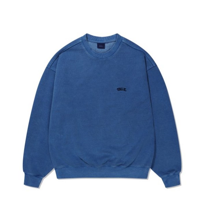 YALE 예일 23SS ONEMILE WEAR SMALL ARCH CREWNECK PG BLUE