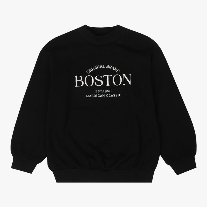 인디고뱅크키즈 [NC경산] 인디고 키즈 25년 신상 세일   융기모 목폴라 스웨트 셔츠(오버핏) IKMA25T04