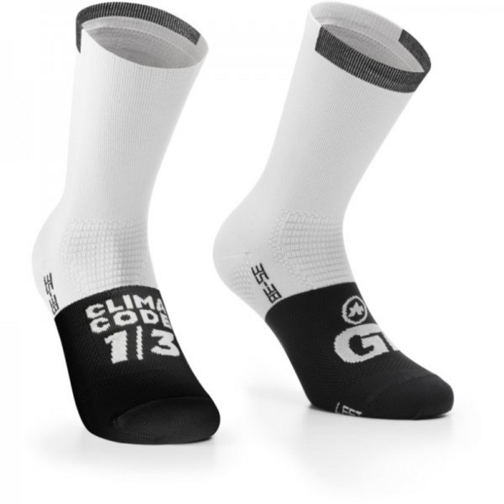 Assos 아소스 자전거 양말 GT C2 홀리 화이트
