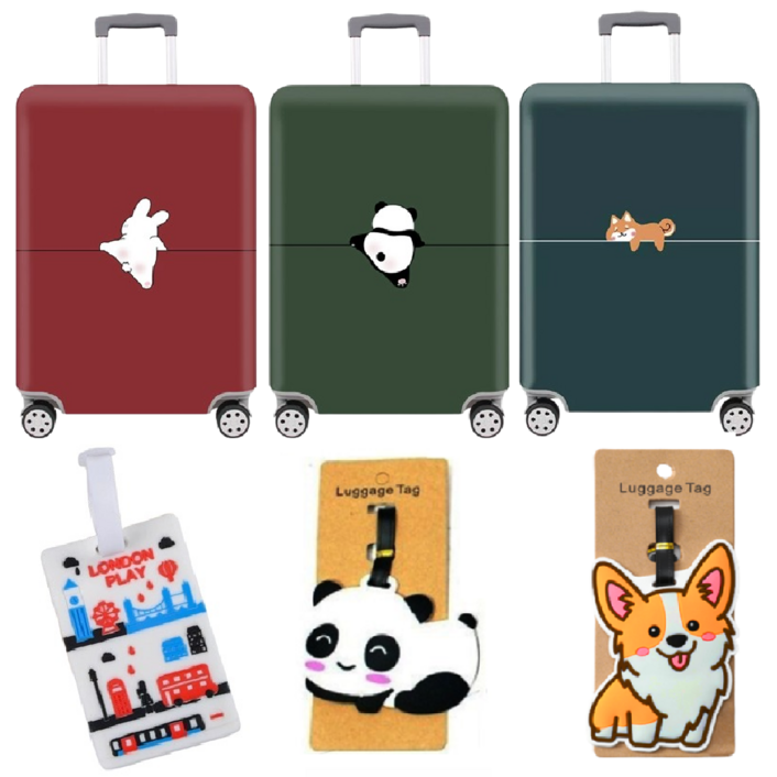 캐릿비 캐리어 커버  네임택