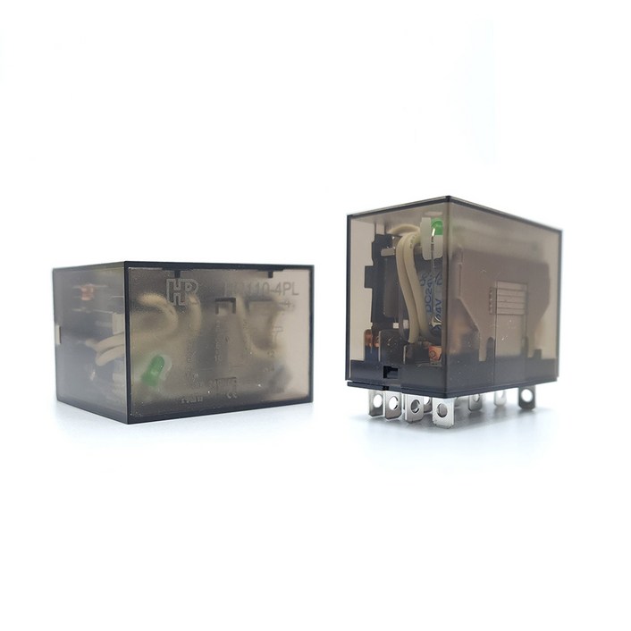 한국리레이 LY4 14핀 릴레이 4극 범용 파워 미니 relay LED유, 1개