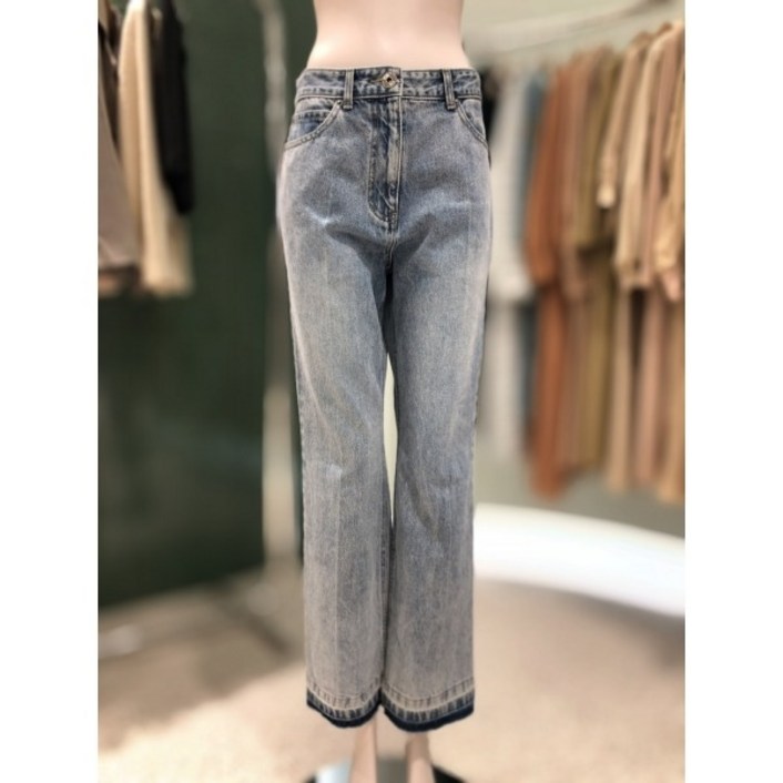 백화점 듀엘 컬러블록데님팬츠 D231PSA407 198115