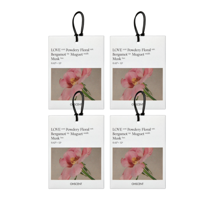 31 오센트 퍼퓸 샤쉐 6종 4입, 룸 차량 옷장 화장실 방향제 공간을 담은 향기