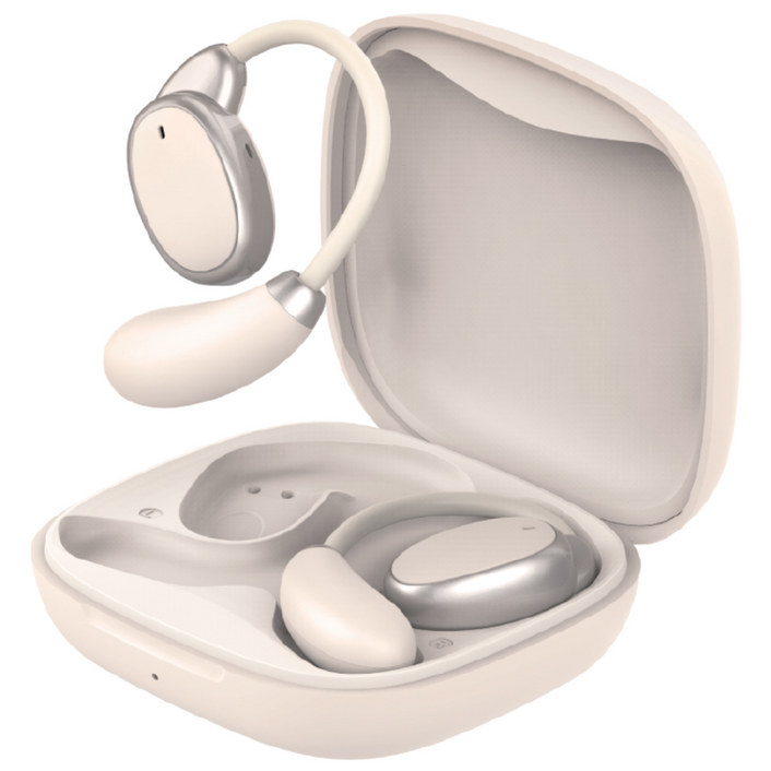 아이리버 IB-SE10 블루투스 V5.4 오픈형 이어폰 무선 이어셋 귀걸이형, 베이지, BG