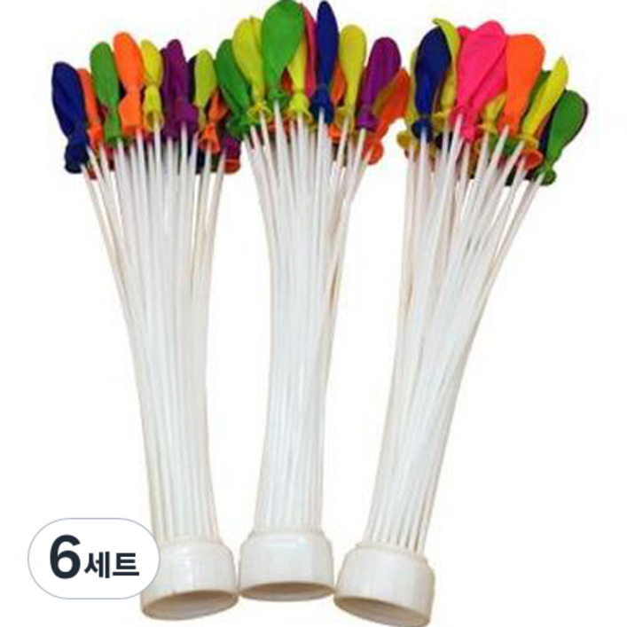인블룸 물풍선 37p x 3개 다발 제조기 3p 세트, 랜덤발송물풍선, 화이트제조기, 6세트 인블룸 물풍선 37p x 3개 다발 제조기 3p 세트, 랜덤발송물풍선, 화이트제조기, 6세트