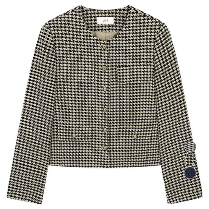 리스트 여성용 하운드투스 라운드넥 자켓 TWWJKO72040