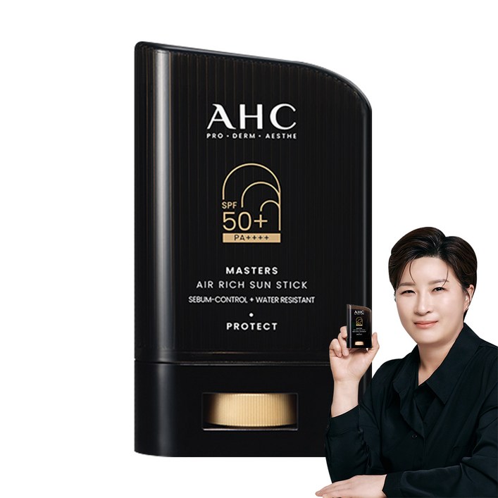 AHC 마스터즈 에어리치 선스틱 SPF50 PA, 14g, 1개