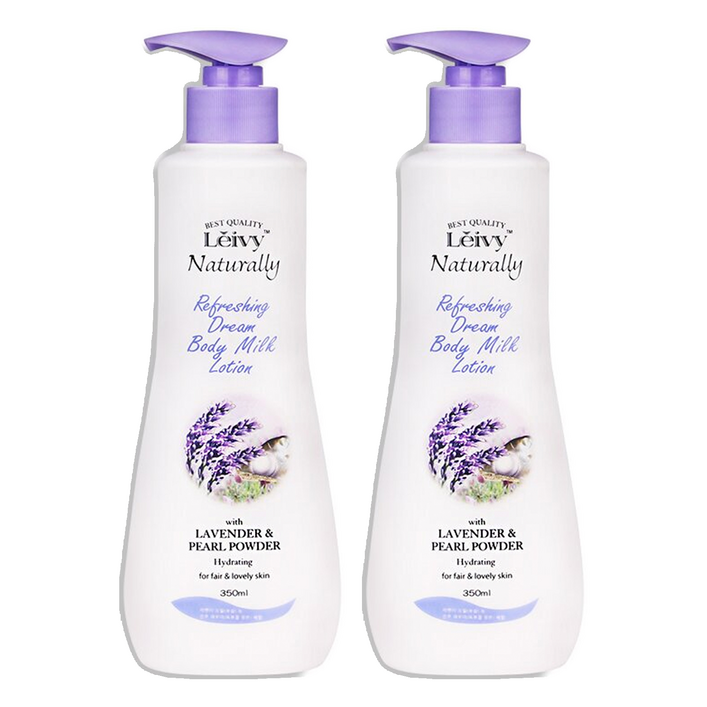 Leivy 라벤더 바디로션, 350ml, 2개