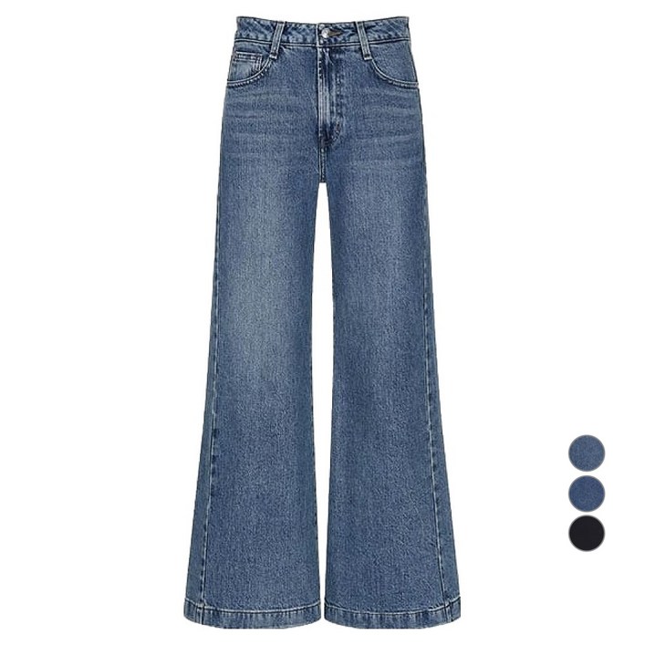 게스 여성용 뉴 와이드 스판 팬츠 사계절용 YO3D0175