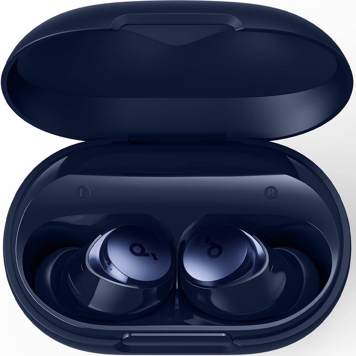 앤커 사운드코어 스페이스 A40 노이즈캔슬링 블루투스 이어폰, A3936032, 네이비