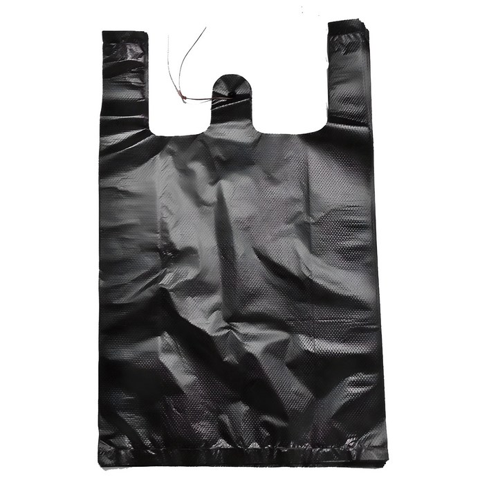 부국비닐봉투 손잡이 일반마트봉투3호 검정