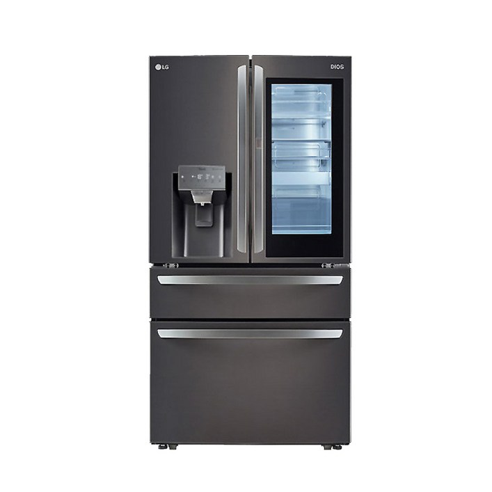 LG전자 디오스 양문형냉장고, 블랙 다이아 스테인리스, F815SB35 - 쇼핑앤샵