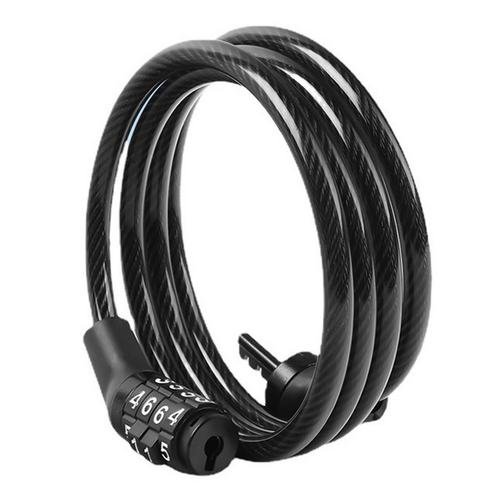 닥터바이크 튼튼 4단 번호키 자전거 자물쇠 SGA0611