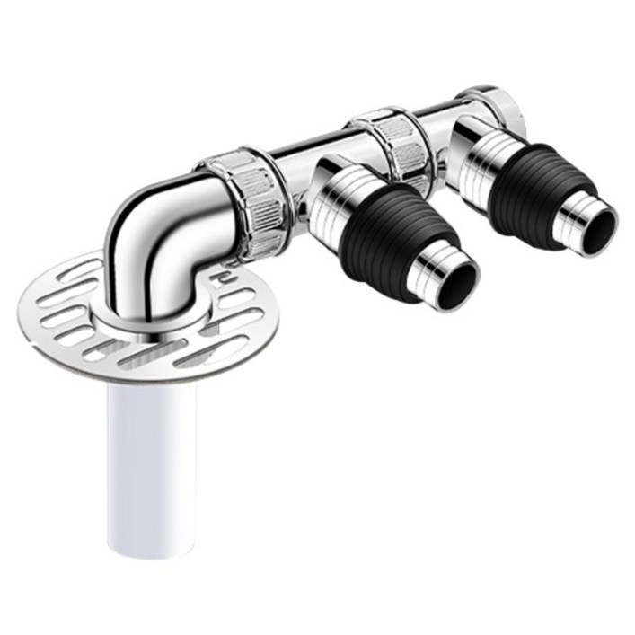 더자카 세탁기 하수구 배수 트랩 2구