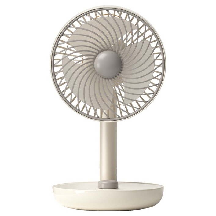 오아 레트로 소형 무선 탁상용 선풍기 OMFN003BE, OMFN003BE, 베이지