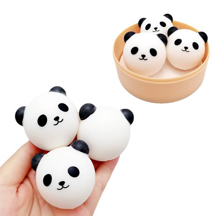 토브라인 만두 빵떡말랑이 스퀴시 장난감