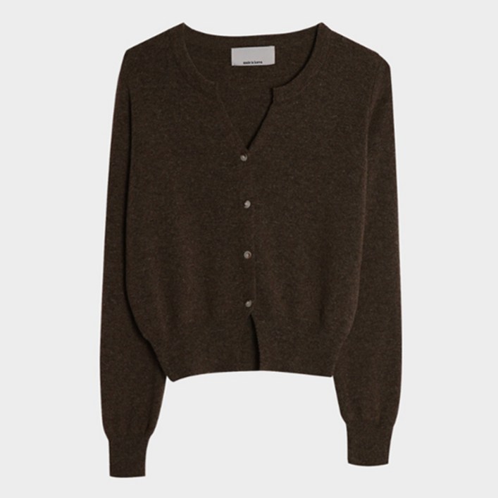 프롬미스 여성용 에인젤 트임 니트가디건