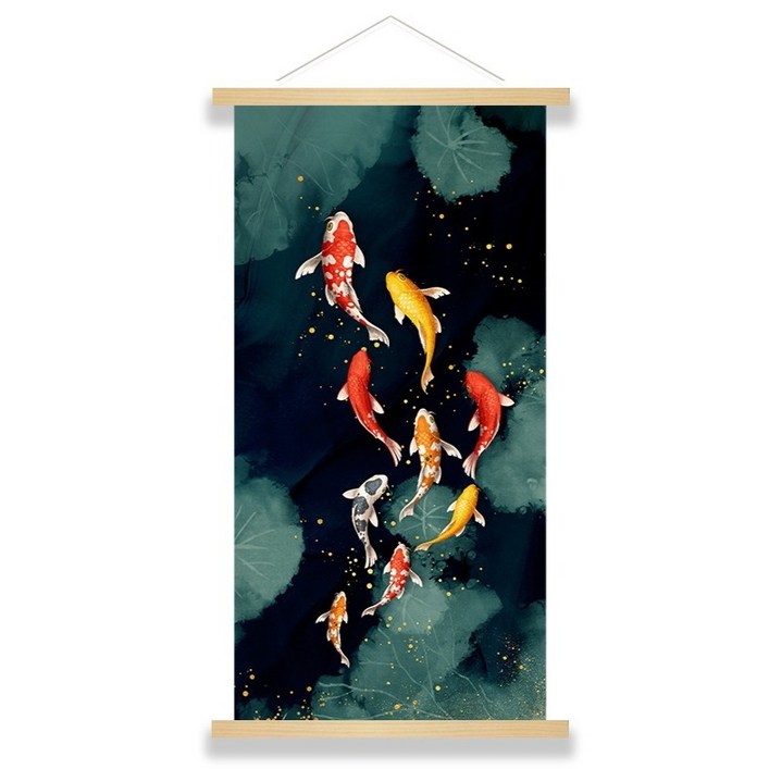 살림만렙 돈복 가져오는 황금잉어 구어도 풍수 인테리어 그림 액자 소품