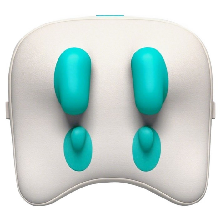 휴플러스 목 어깨 베개 마사지기, CORDZEROP80, 민트  화이트