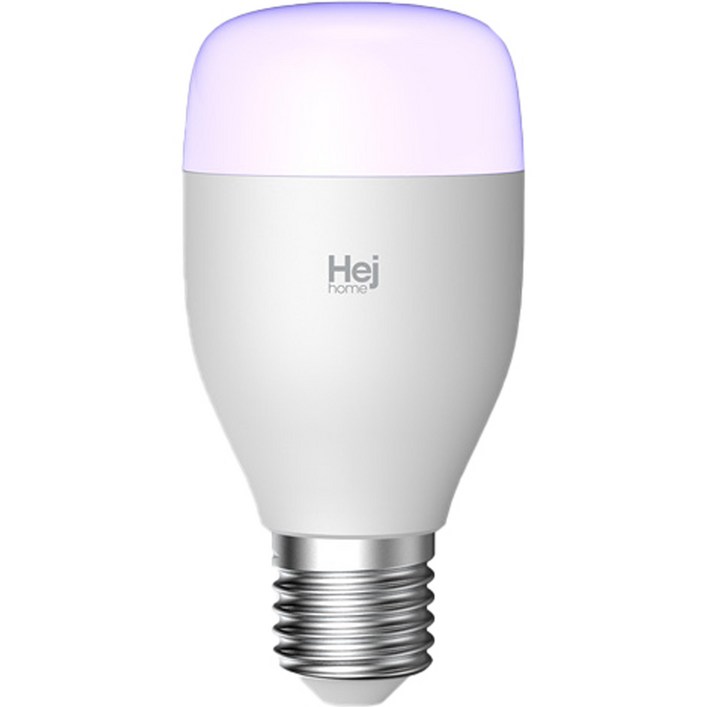 헤이홈 스마트 LED 전구 LB032-RGBW, 컬러 (색상조절), 1개