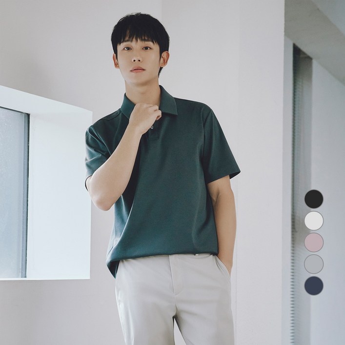 마인드브릿지 남성용 수피마 카라 티셔츠 MXTS3124