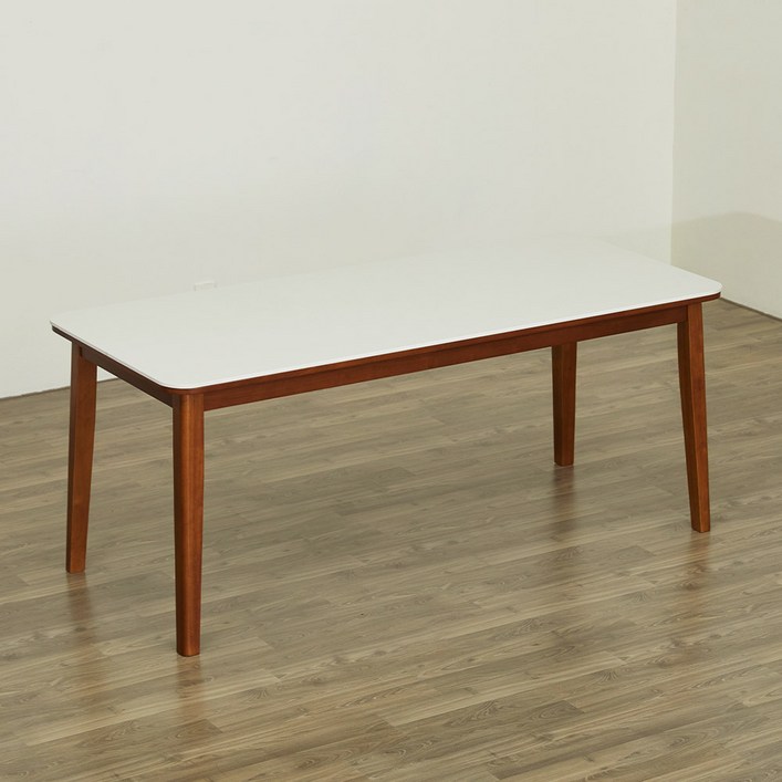 파로마 솔로르 세라믹 원목 식탁, 월넛, 6인용