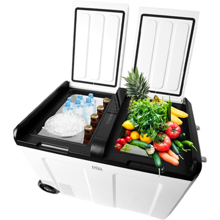 REINA 대용량 차량용 냉장고 냉동고 52L,, 혼합색상, RL-5252WS