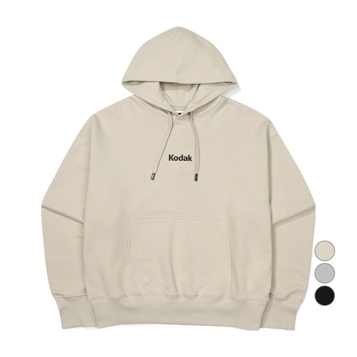 코닥어패럴 남녀공용 에센셜 코다럭스 후드티셔츠