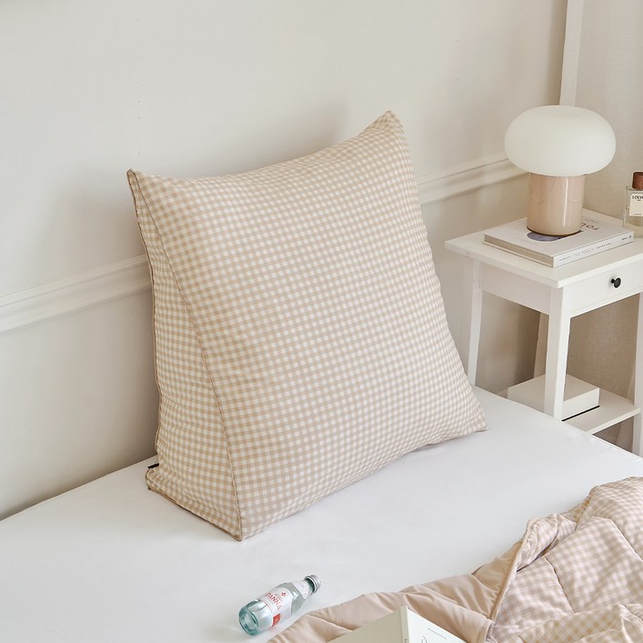 쁘리엘르 점보 삼각 등받이 쿠션, 쿠시베이지