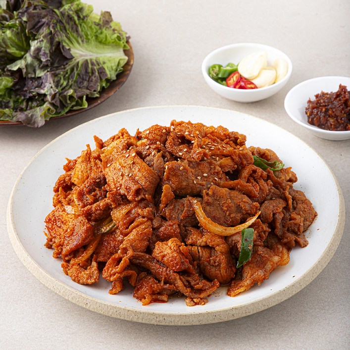 더푸짐 한돈 고추장 제육볶음, 600g, 1팩