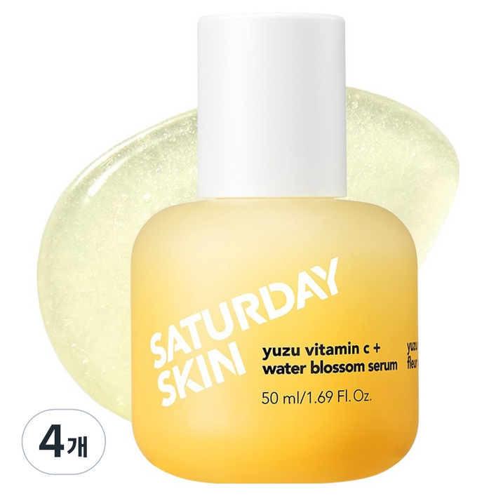 새터데이스킨 유자 비타민 씨 워터 블라썸 세럼, 4개, 50ml