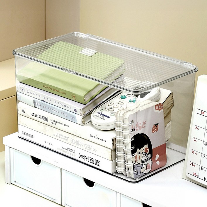 리빙공감 먼지차단 책상정리 다용도 수납함 대형