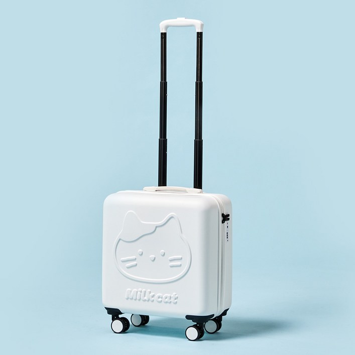 모던하우스 버터 트래블 밀크캣 엠보 기내용 캐리어 16인치